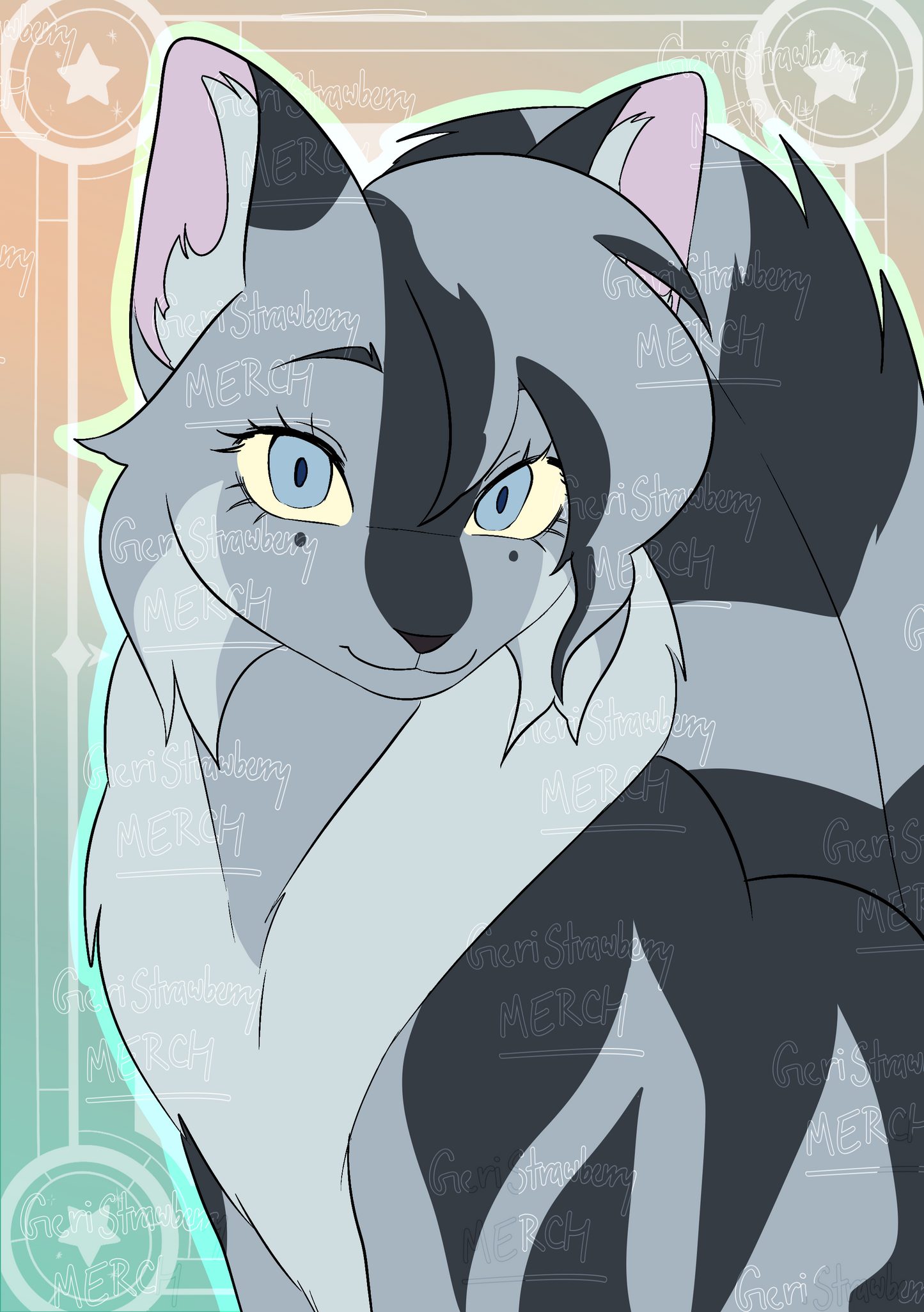 Feather Character Poster