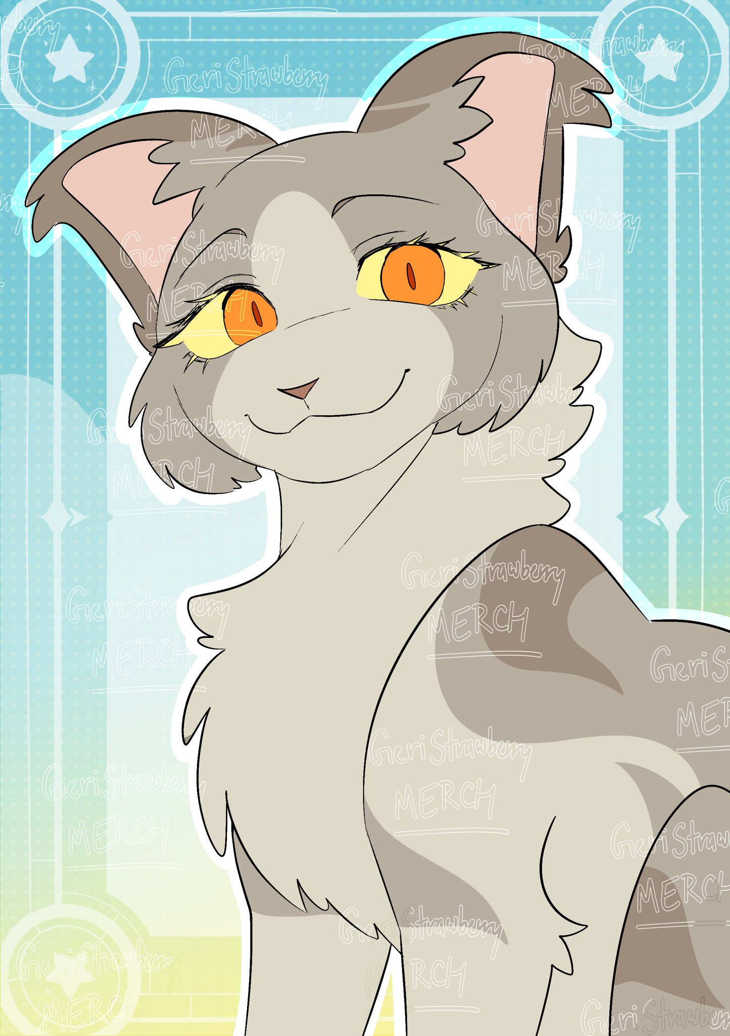 Sunfish Character Poster