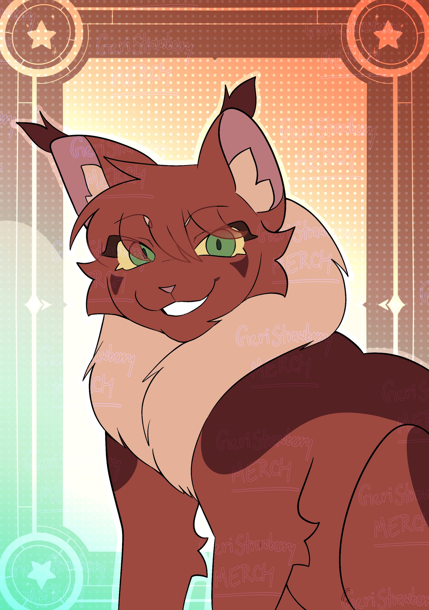 Squirrel Character Poster