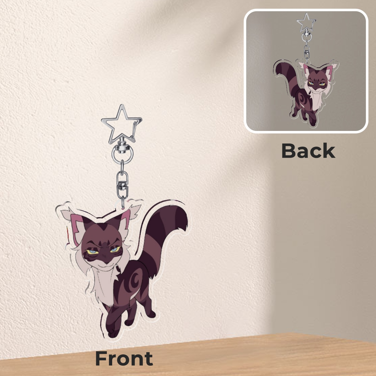 Hawk Keychain