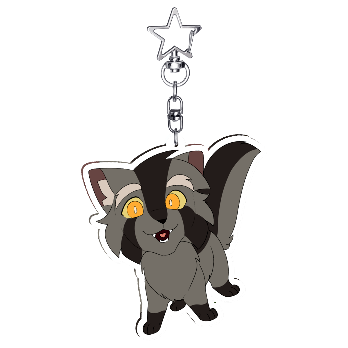 Gray Keychain