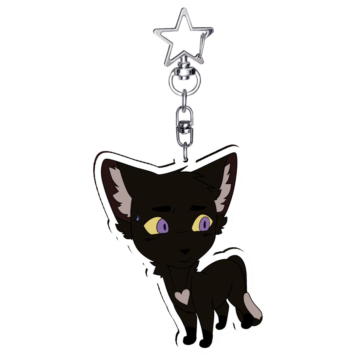 Raven Keychain