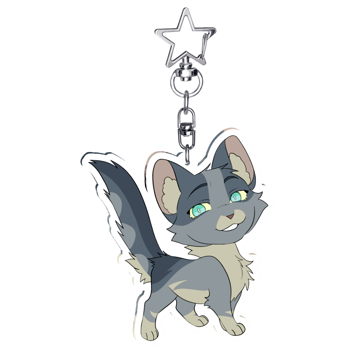 Bristle Keychain