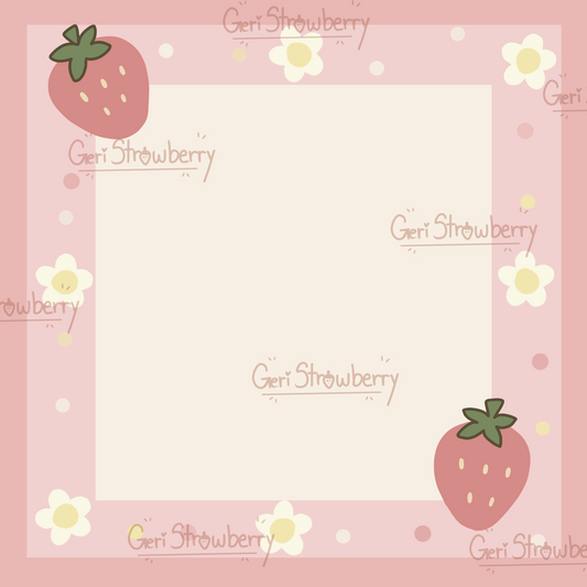 Strawberry Handmade Non-stick Notepad