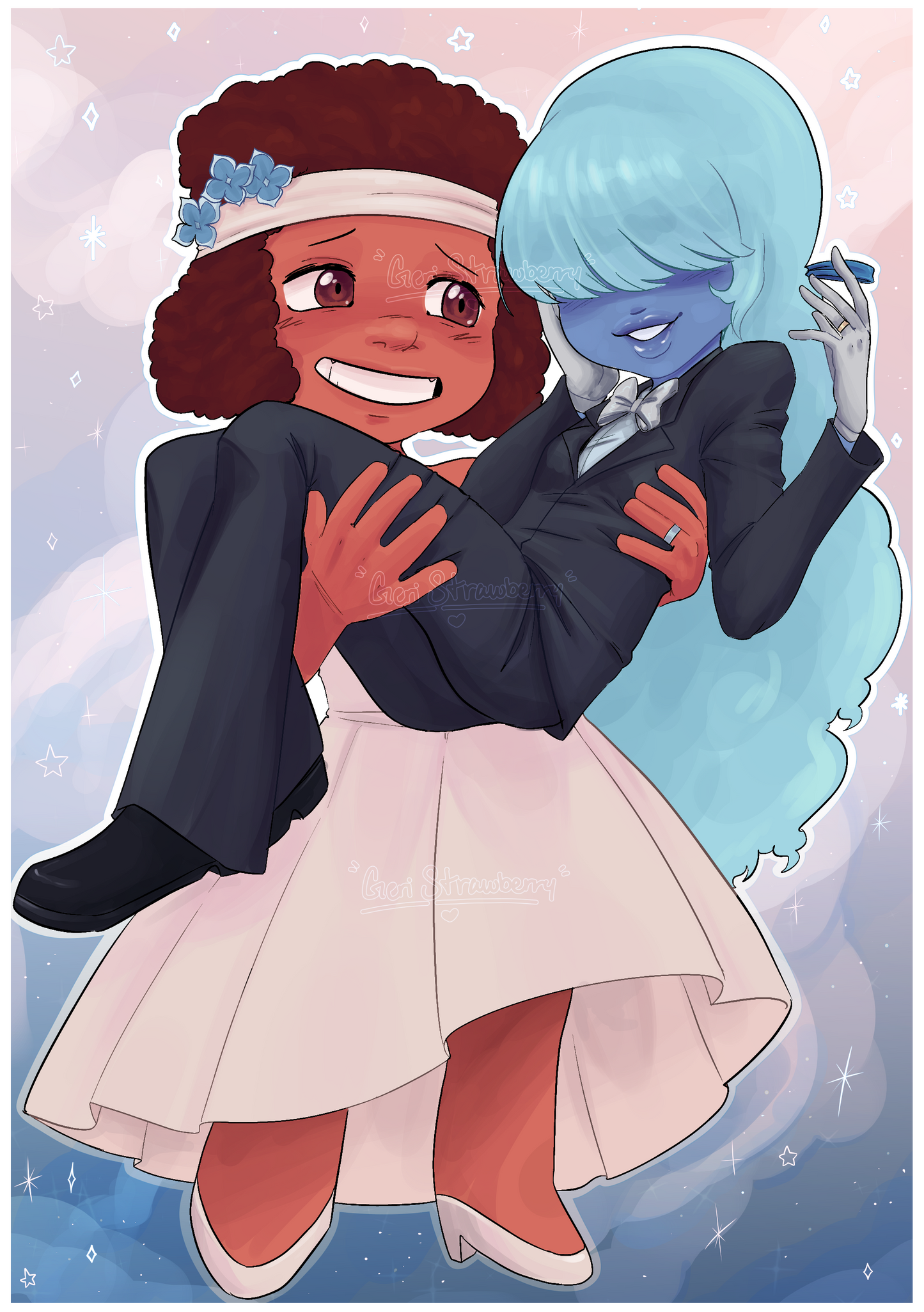 Ruby and Sapphire Wedding
