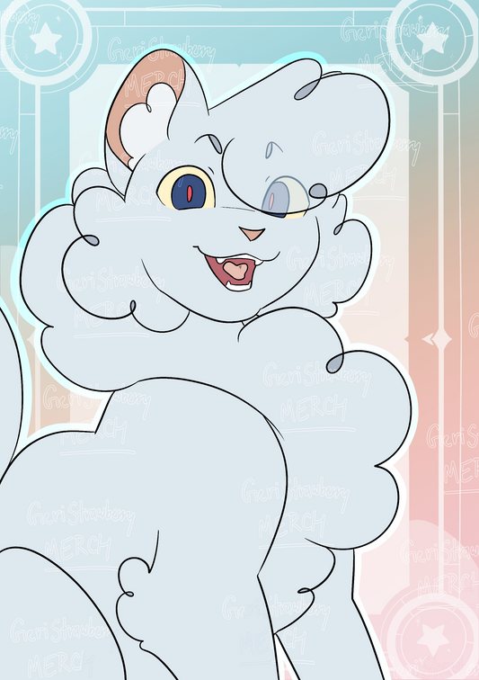 Cloud Character Poster