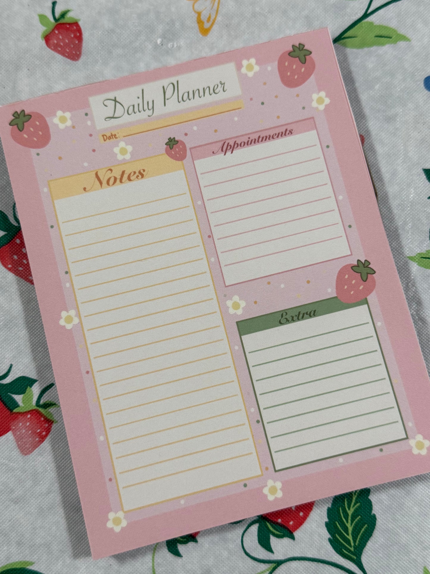 Strawberry Handmade Memopad