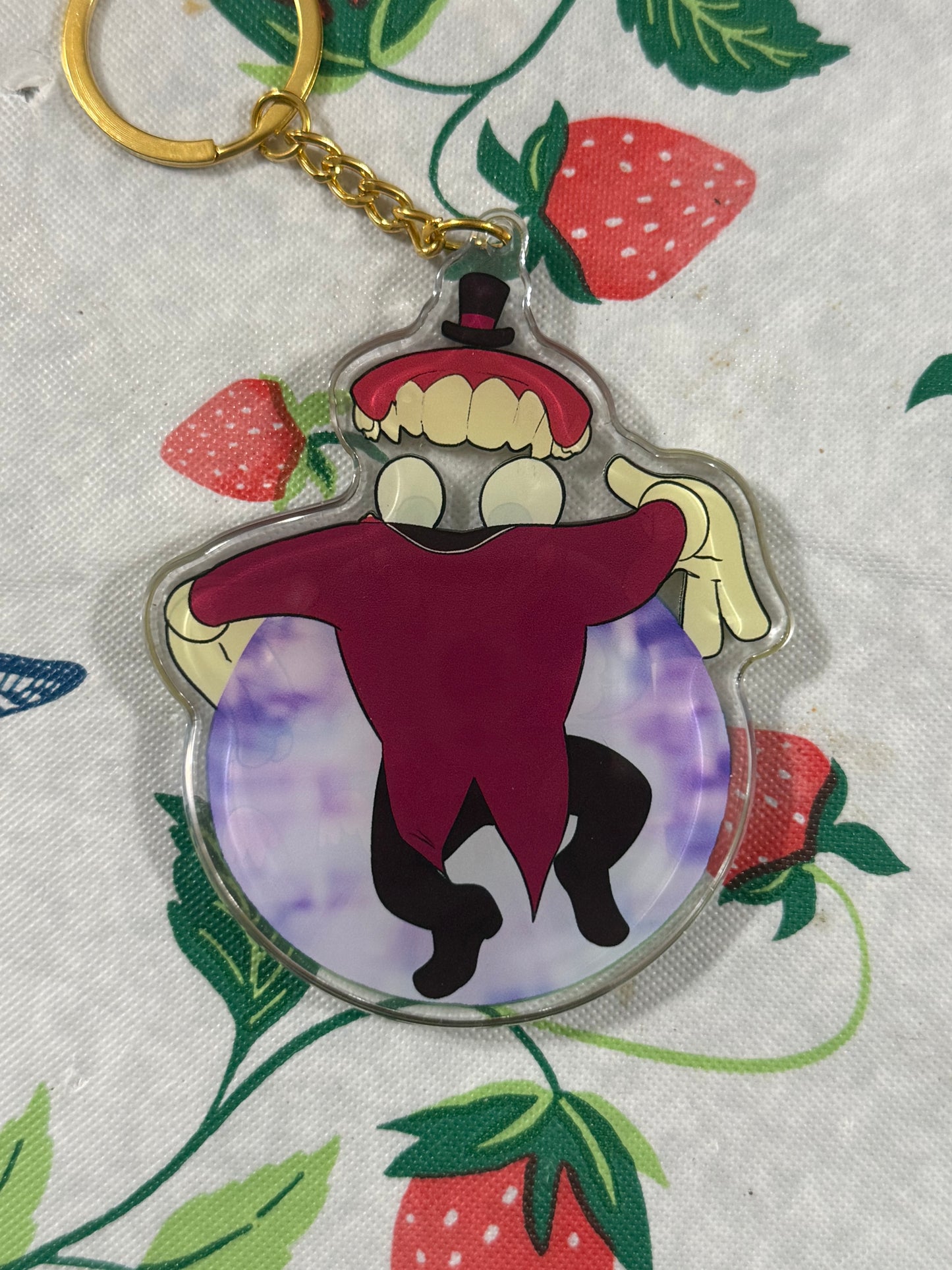 Circus Shaker Keychain
