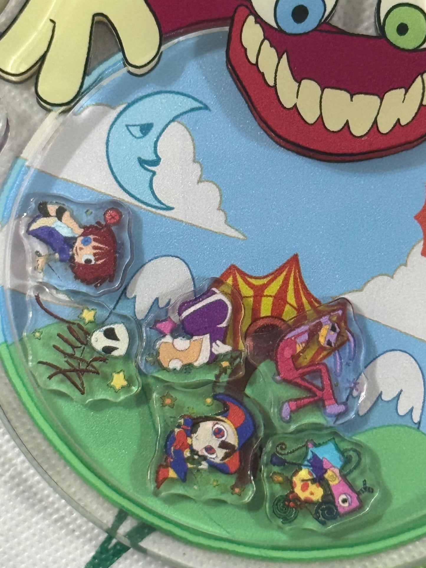 Circus Shaker Keychain