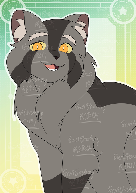 Gray Character Poster
